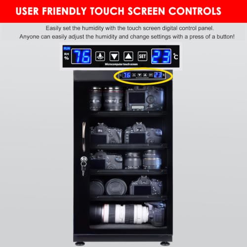 100L Dehumidifying Dry Cabinet Box, Touch Screen 5 Layers - Image 6