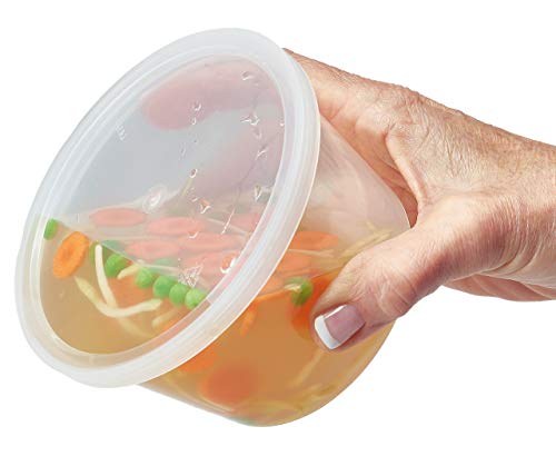 DuraHome Food Storage Containers with Lids 8oz, 16oz - Image 4
