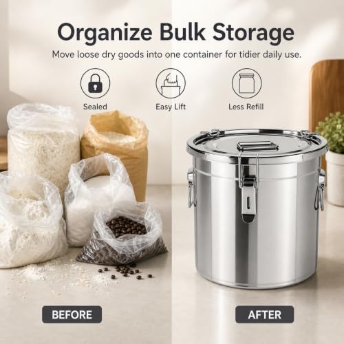 QWORK Stainless Steel Food Storage Container 3.17 Ga | All Products - Image 6