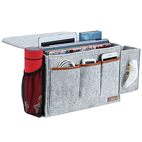 Zafit Bedside Caddy, Large Size Bedside Storage Organizer - Image 6