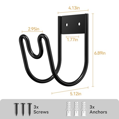Garden Hose Holder Wall Mount - Water Hose Hanger Heavy - Image 4