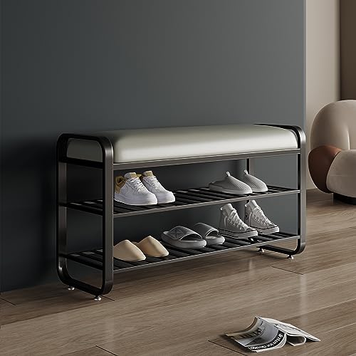 shoe bench,entryway bench with shoe storage - Image 3