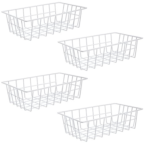 Freezer Organizer Bins for Upright Freezer Metal Wire Baskets - Image 2
