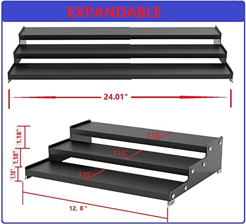 Jojocross Spice Rack Organizer for Cabinet, 3 Tier - Image 6