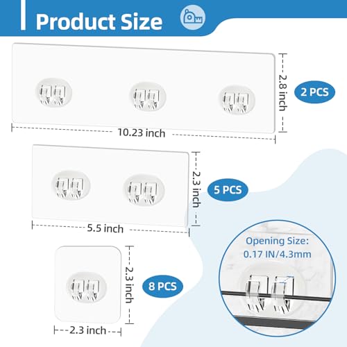15 Pack Shower Caddy Adhesive Replacement - Strong No Drilling - Image 3