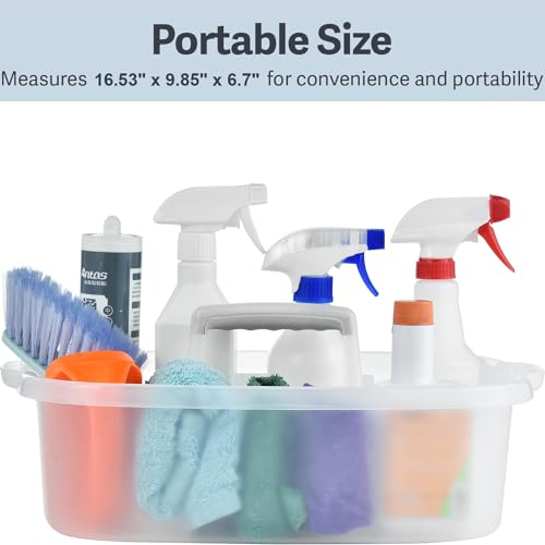 Haundry Large Cleaning Caddy with Handle, Cleaning Tool Storage - Image 4