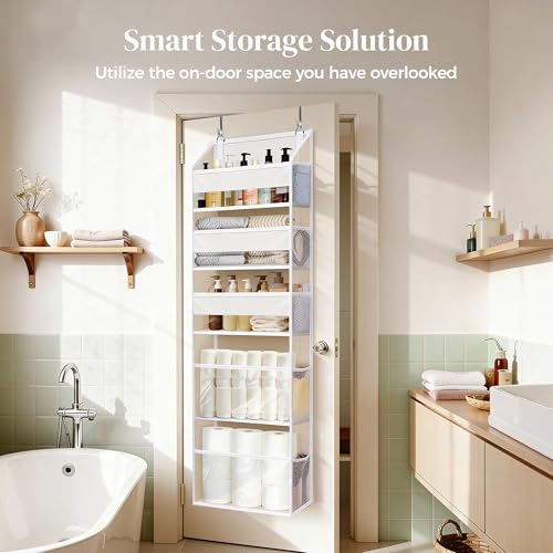5 Tiers Over the Door Organizer with 10 Mesh Side Po | All Products - Image 4