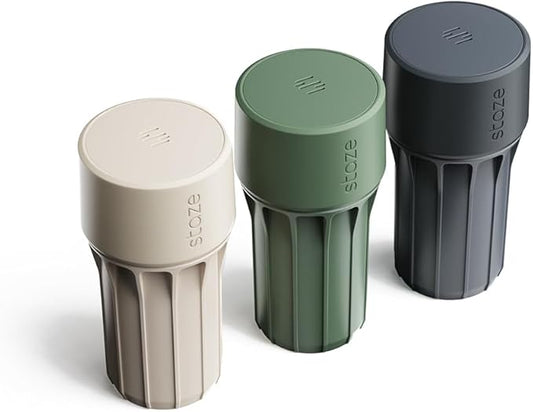 Staze Preserve Vacuum Sealed Storage Jars (148ml) | Food Storage Container with Protection - (CAMO TRIO)