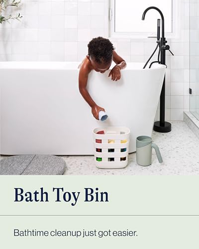 Lalo Bath Time Storage Bin, Removable Drying Bin for Bathtub - Image 4