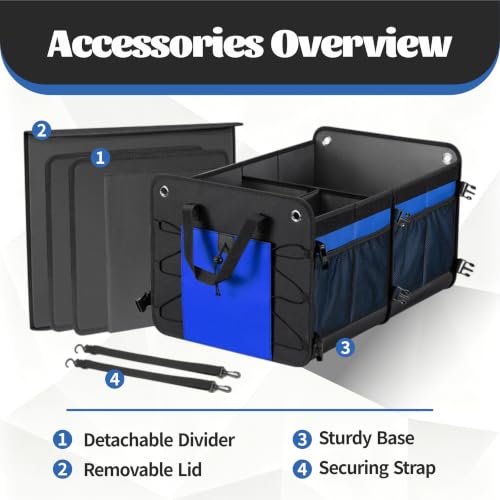 Car Trunk Organizer for SUV Sedan Pickup Cargo Storage - Image 6