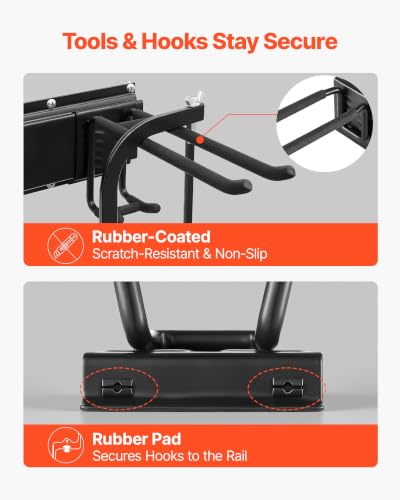 VEVOR Garage Tool Organizer 49.5 Inch 600 lbs Wall Mount Garden - Image 5
