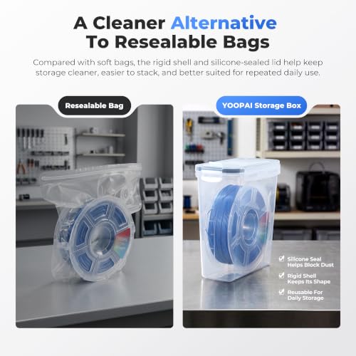 YOOPAI Filament Storage Box - 4 Pack Filaments Container - Image 5