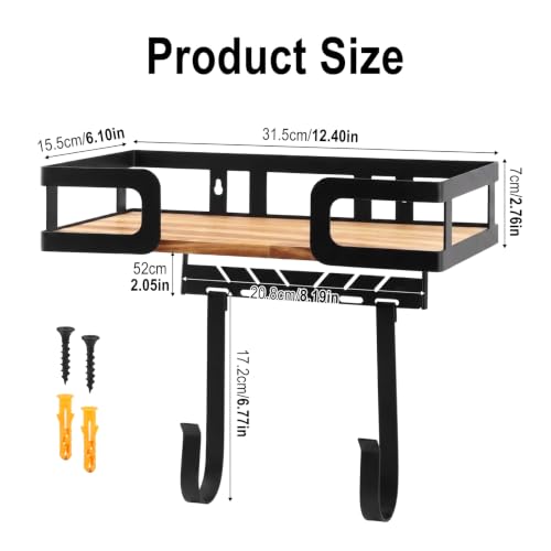 Ironing Board Holder Wall Mount, T&Y‑Shaped Wall Hanger - Image 4