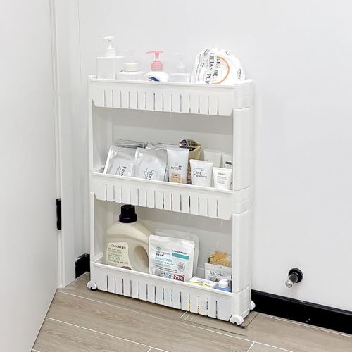Rolling Slim Storage Cart,Rolling Narrow Space Organizer - Image 2