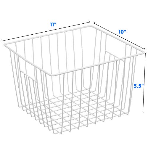 Freezer Wire Baskets, Kitchen Storage Organizer Bins - Image 4