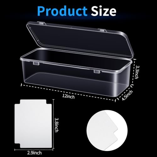 2 Pcs Trading Card Storage Box with Divider, Each Plastic - Image 4