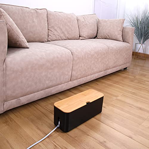 Changsuo Cable Management Box Small White Cable Organizer - Image 5
