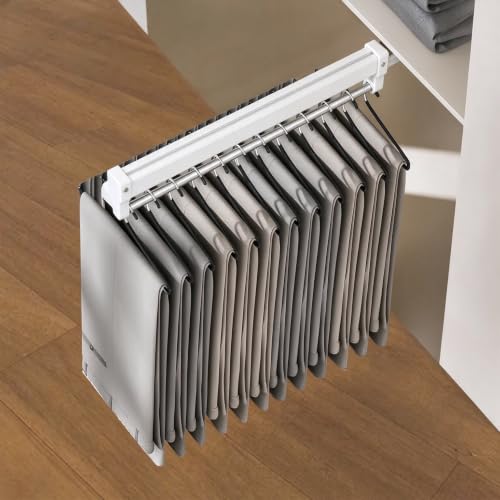 Extendable Pull-Out Closet Valet Rod, Pull Out Clothes - Image 2