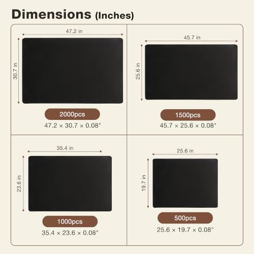 ALL4JIG Puzzle Mat Roll Up, Jigsaw Puzzle Play Mat - Image 4