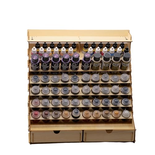 Craft Paint Storage-Modular Paint Organizer - Holds 74 Bottles - Image 6