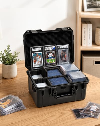 Graded Card Case for Sports Card Storage with Divider - Image 3