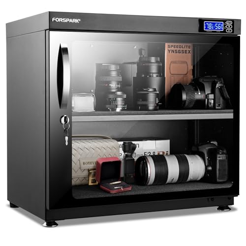 FORSPARK 80L Camera Dry Cabinet, Electronic Humidity - Image 2