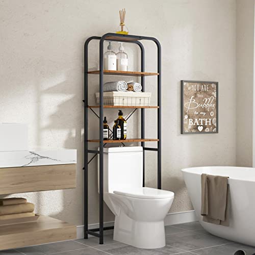 SogesHome 4-Tier Over Toilet Storage Shelf, Bathroom Space-Saving - Image 3