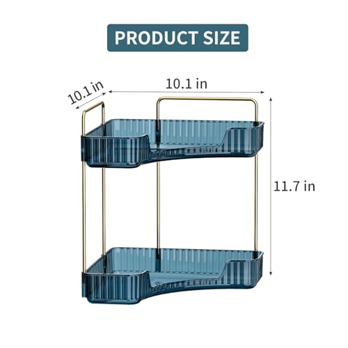 Corner Bathroom Counter Organizer Bathroom Countertop Shelf - Image 3