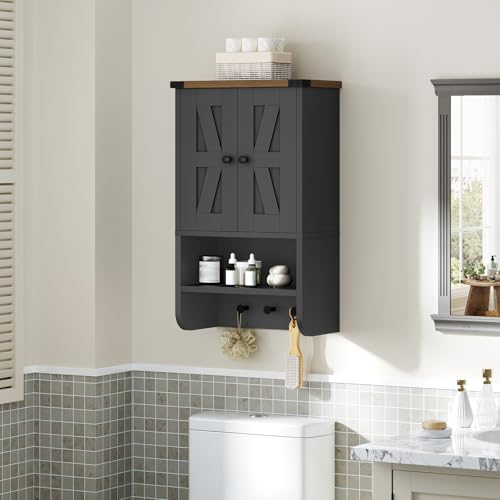 MAHANCRIS Bathroom Wall Cabinet, Farmhouse Wall-Mounted - Image 3