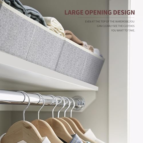 Closet Organizers Bins 6 Packs - Large Closet Shelf | Home Organizatio - Image 4