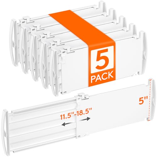 Lifewit 5" Tall Drawer Dividers, Adjustable Deep Drawer - Image 2