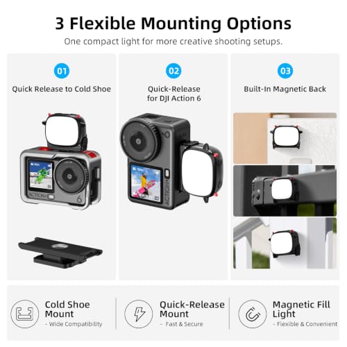 Pocket 3 LED Light Accessories, Magnetic Mini Fill Light - Image 4