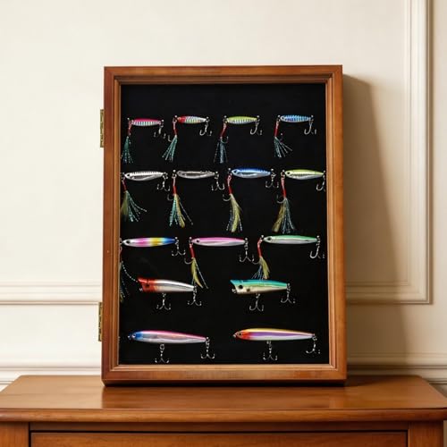 Fishing Lure Display Case Wall & Tabletop Tackle Storage - Image 5