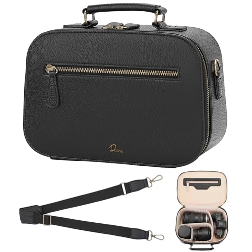 Camera Sling Bag, Waterproof PU Leather Crossbody Camere Bag - Image 2