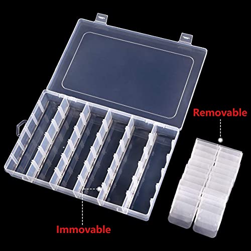2Pack 18 Grids Craft Organizers and Storage Bead Organizer - Image 6