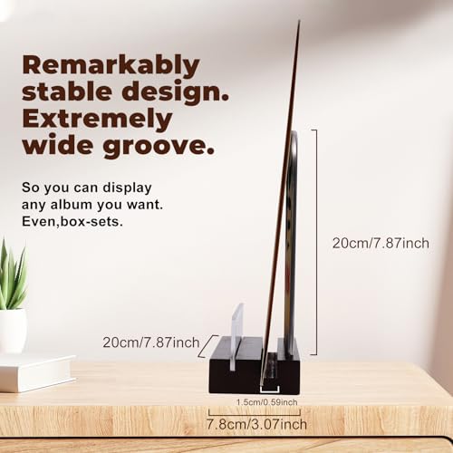Now Spinning Vinyl Record Stand - Lighting Storage Holder - Image 4