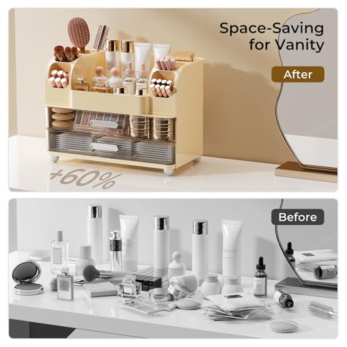 UFORU Makeup Organizer Countertop with 2 Large Drawe | All Products - Image 7