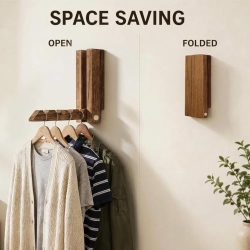 2 Pack Wall Mounted Drying Rack, Laundry Drying Rack - Image 6