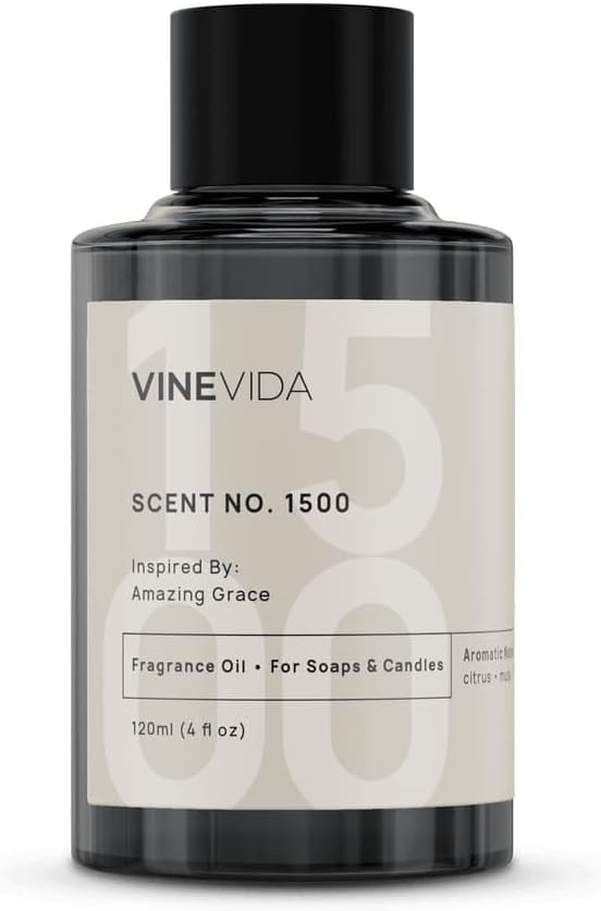 VINEVIDA Amazing Grace by Philosophy Fragrance Oil for Candle Making Scents Soap Making, Oils for Soy Wax, Bath Bombs, Linen Spray Air Freshener, Laundry Freshies 4 Fl Oz (Pack of 1)