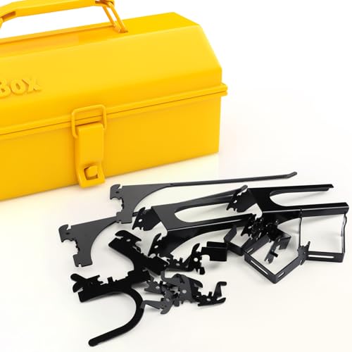 Zonon 52 Pcs Metal Wall Control Hooks Slotted Storage - Image 4