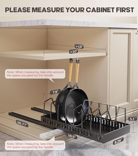 Lozovin Pull Out Pots and Pans Organizer Under Cabin | All Products - Image 3