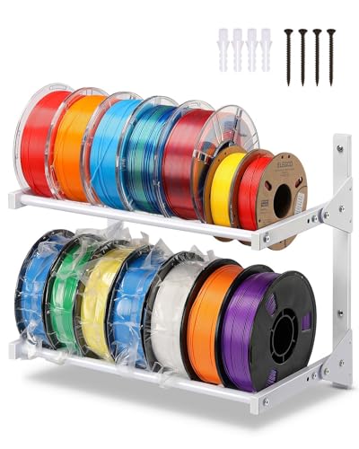 AHOWPD Wall Mount Filament Storage Rack- Wall Mount 3D - Image 2