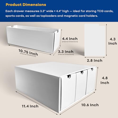Trading Card Storage Box, Top Loaders Storage Box with 40 - Image 3