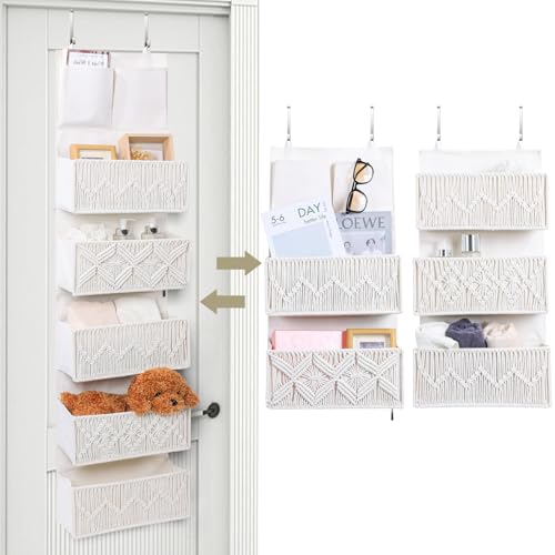 ANTIS'S HOME Over the Door Organizer Macrame Boho Nu | All Products - Image 2