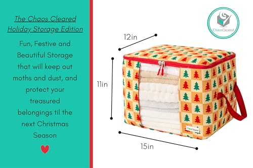 Canvas Storage Bags Designer Organizer 2 Pack – Seasonal - Image 5