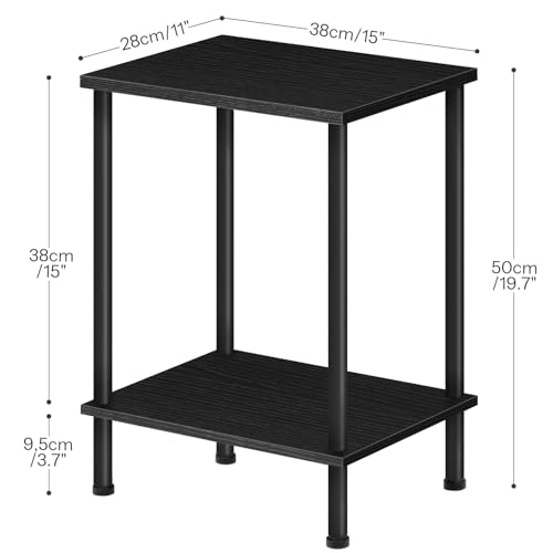 HOOBRO End Table, Small Side Table, Nightstand for Small Spaces - Image 4