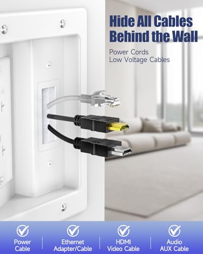 Wall Cable Concealer Kit, in Wall Cable Management Kit for TV - Image 5