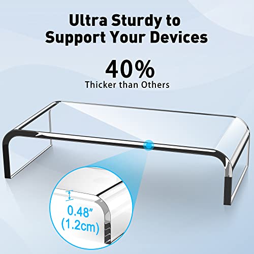 AboveTEK Acrylic Monitor Stand, Premium Large Monito | All Products - Image 5