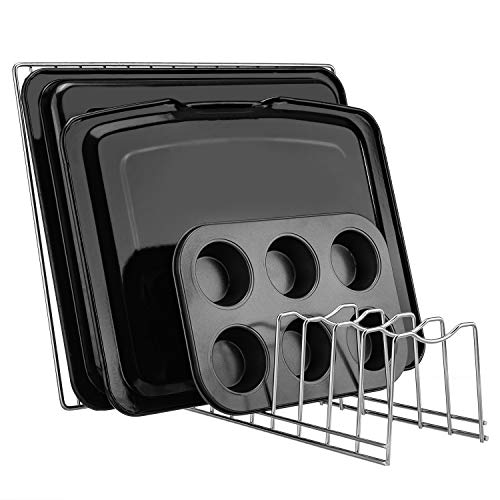 Pot Lid Organizer, Kitchen Pot Lid Rack Holder - Image 3
