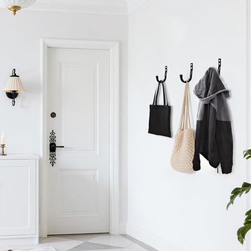 KURUI Metal Wall Hooks for Hanging Heavy Duty, 6Pcs Garage - Image 6